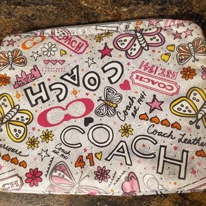 Coach laptop sleeve